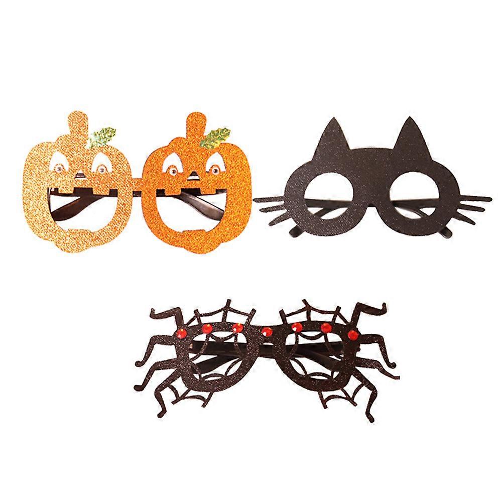 Funny Glasses for Halloween Party Glasses for 9Pcs Assorted Color Props