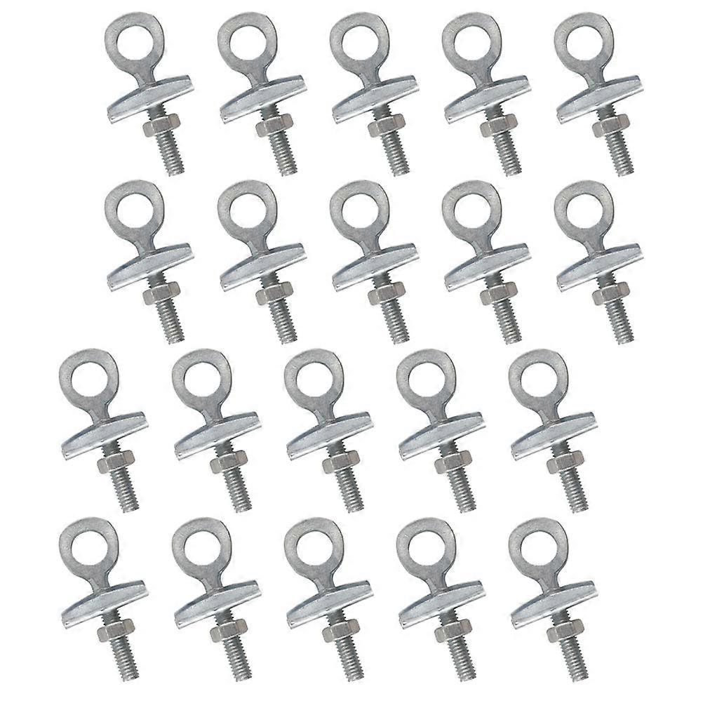 Adjustable Chain Tighteners Spring Adjusting Devices Enhance Safety Silver Color Bike Chain Tools 20Pcs
