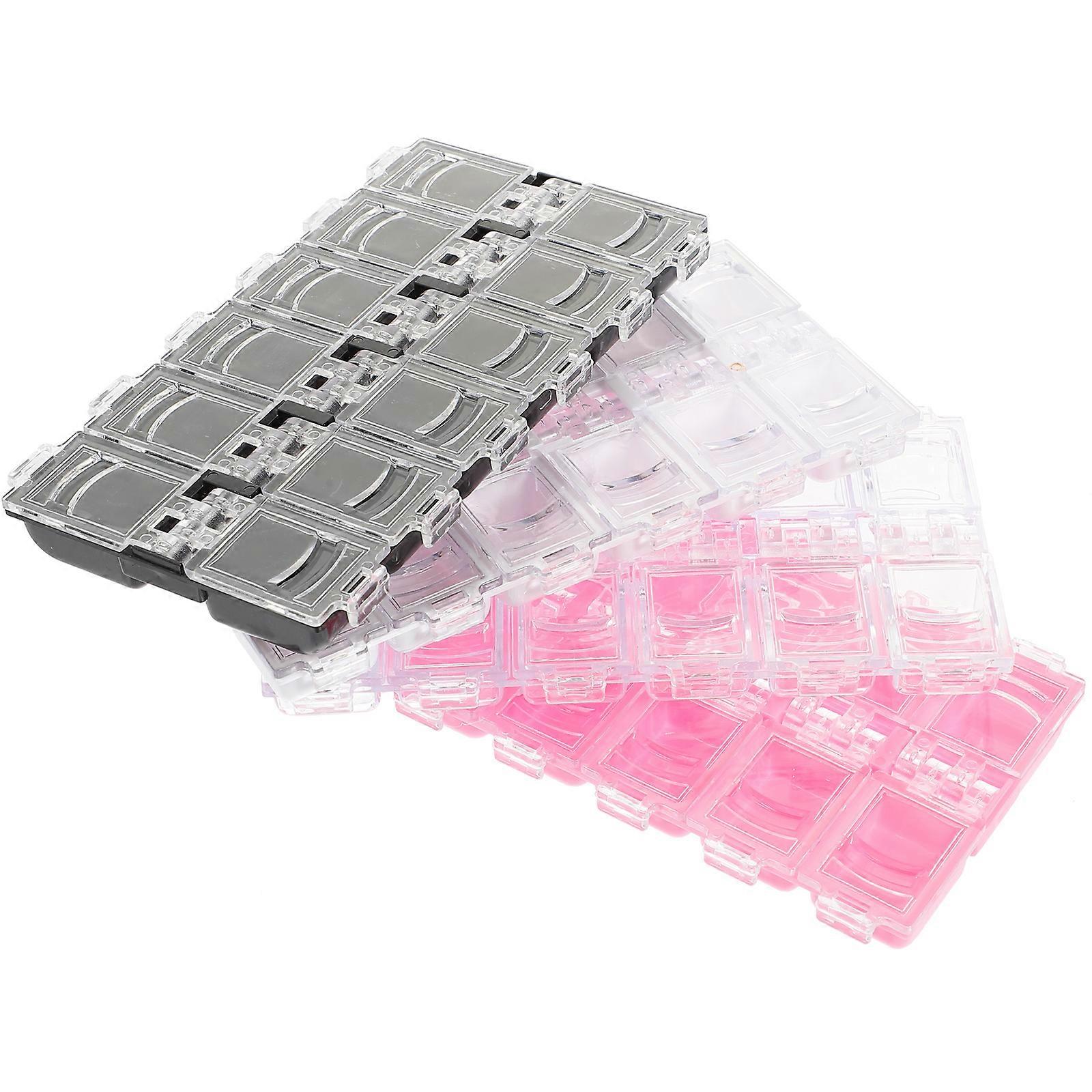 Nail Art Storage Case Plastic Nail Supply Organizer for Organizing 4Pcs Pack