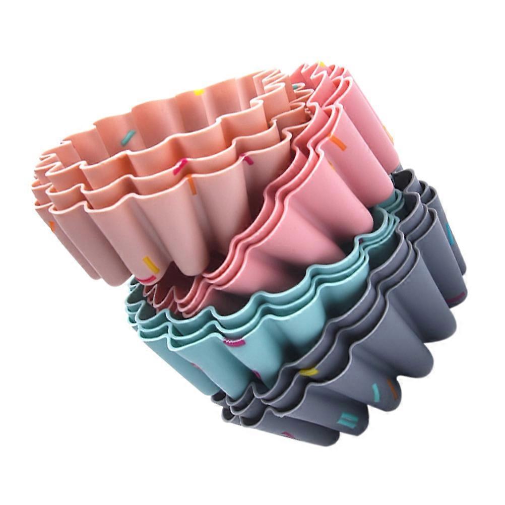 36Pcs Silicone Flower-Shaped Jelly Molds for DIY Multipurpose Baking