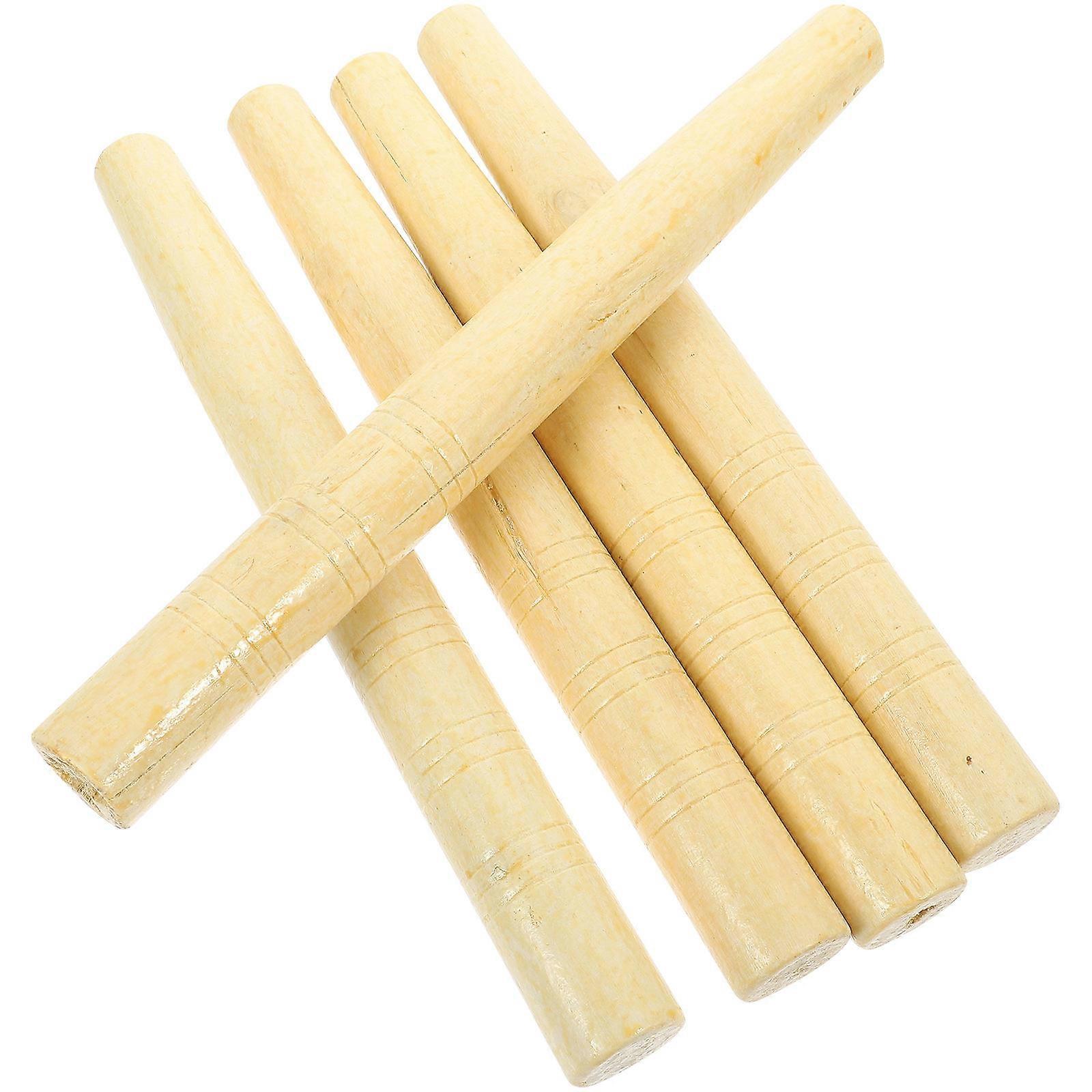 Wooden Handle for Accessories 5Pcs Pack