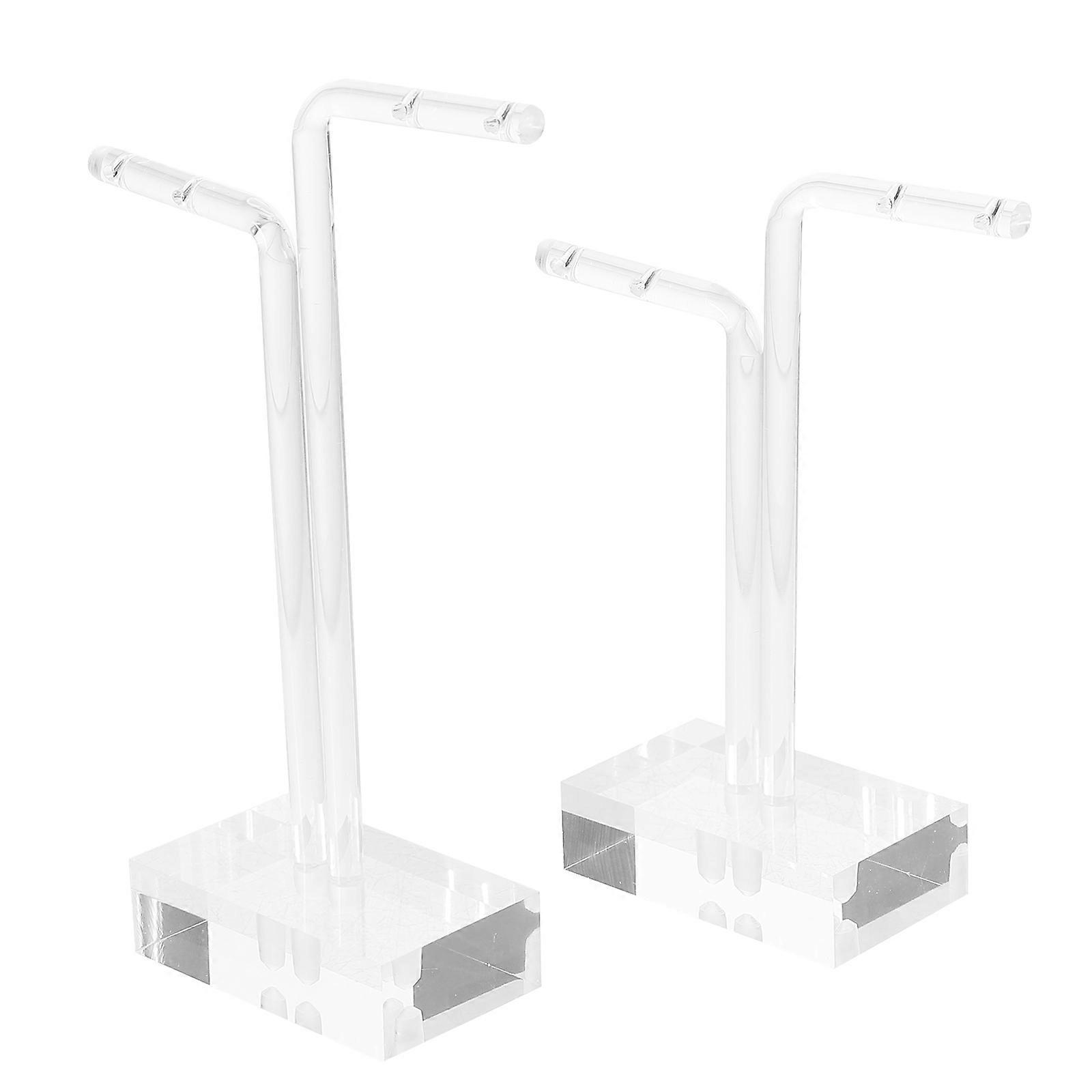 Jewelry Display Rack 4 Pcs Earring Organizer For Retail Store Simple Flat Bottom Design
