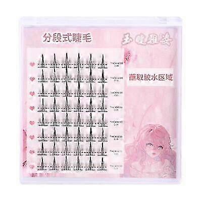 Eyelashes Five Rows Interlaced And Coherent Double Density Natural Makeup Sensat