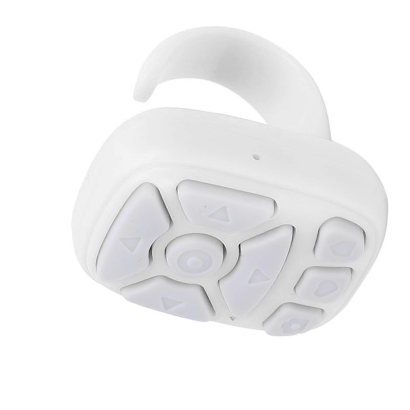 Wireless Bluetooth Remote Control 32.8ft Range White 55mAh