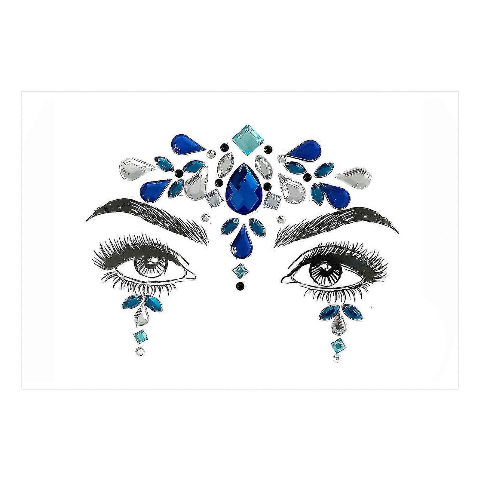 وجه ملصقا الماس الوجه الديكور الماس ملصقا نوع جاف الماس ملصقا