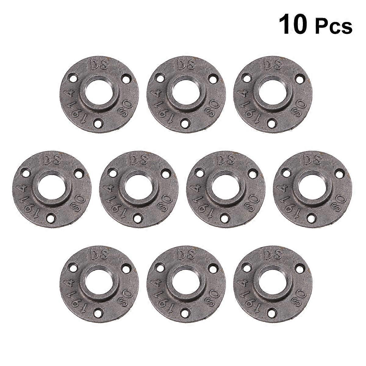 Iron Threaded Floor Flange for Industrial Shelving and Frames 50Pcs