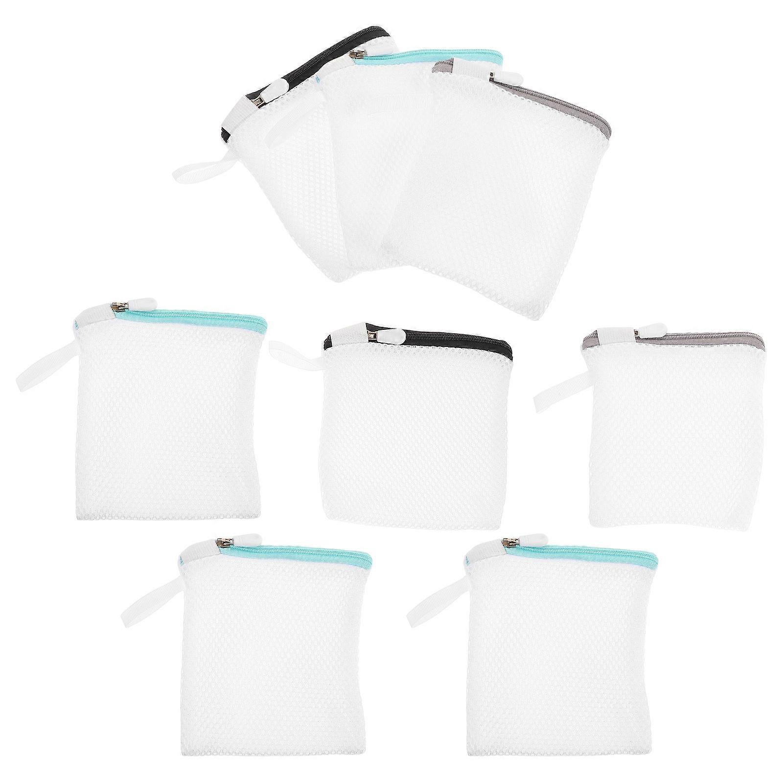 Laundry Wash Bags 8Pcs For Washing Machine Use Assorted Color Mini Delicates Bags Optimal Rinsing Protect Clothes