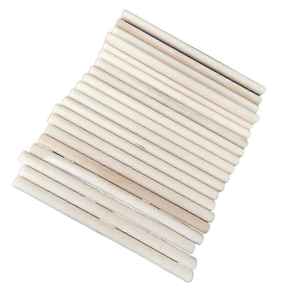 DIY Wooden Sticks 150 Pcs Round Craft Rods Ideal For Model Building Projects Suitable For Kids Creativity