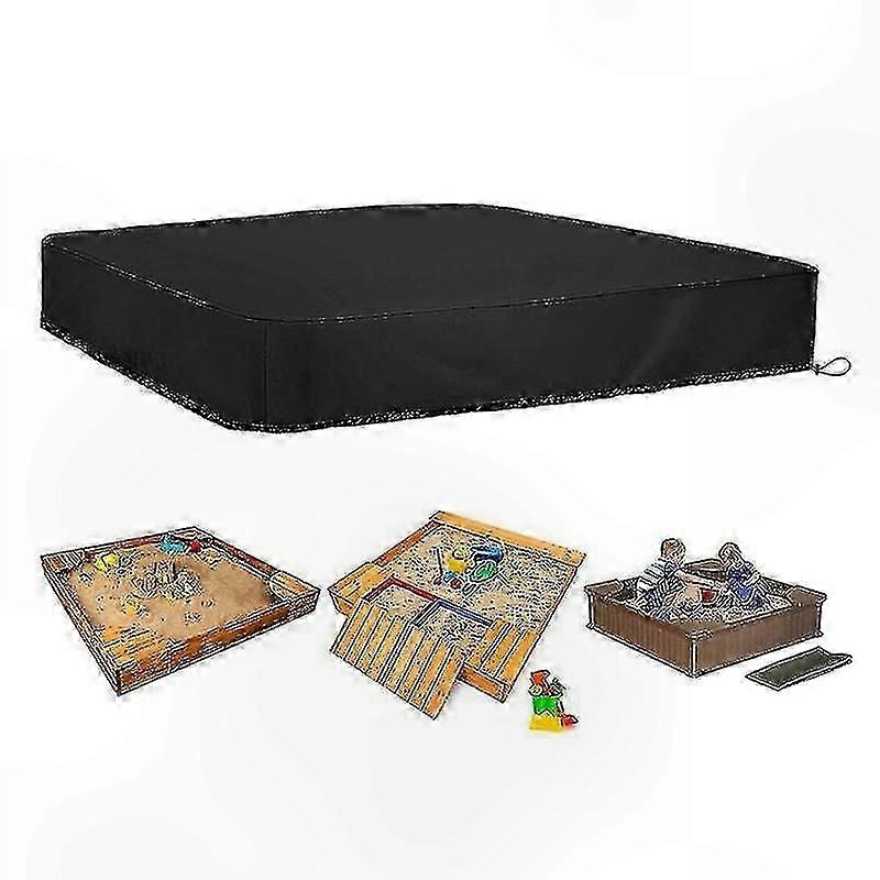 Weatherproof Sandpit Cover with Drawstring - UV Resistant, Dustproof for Outdoor Use and Storage Solution