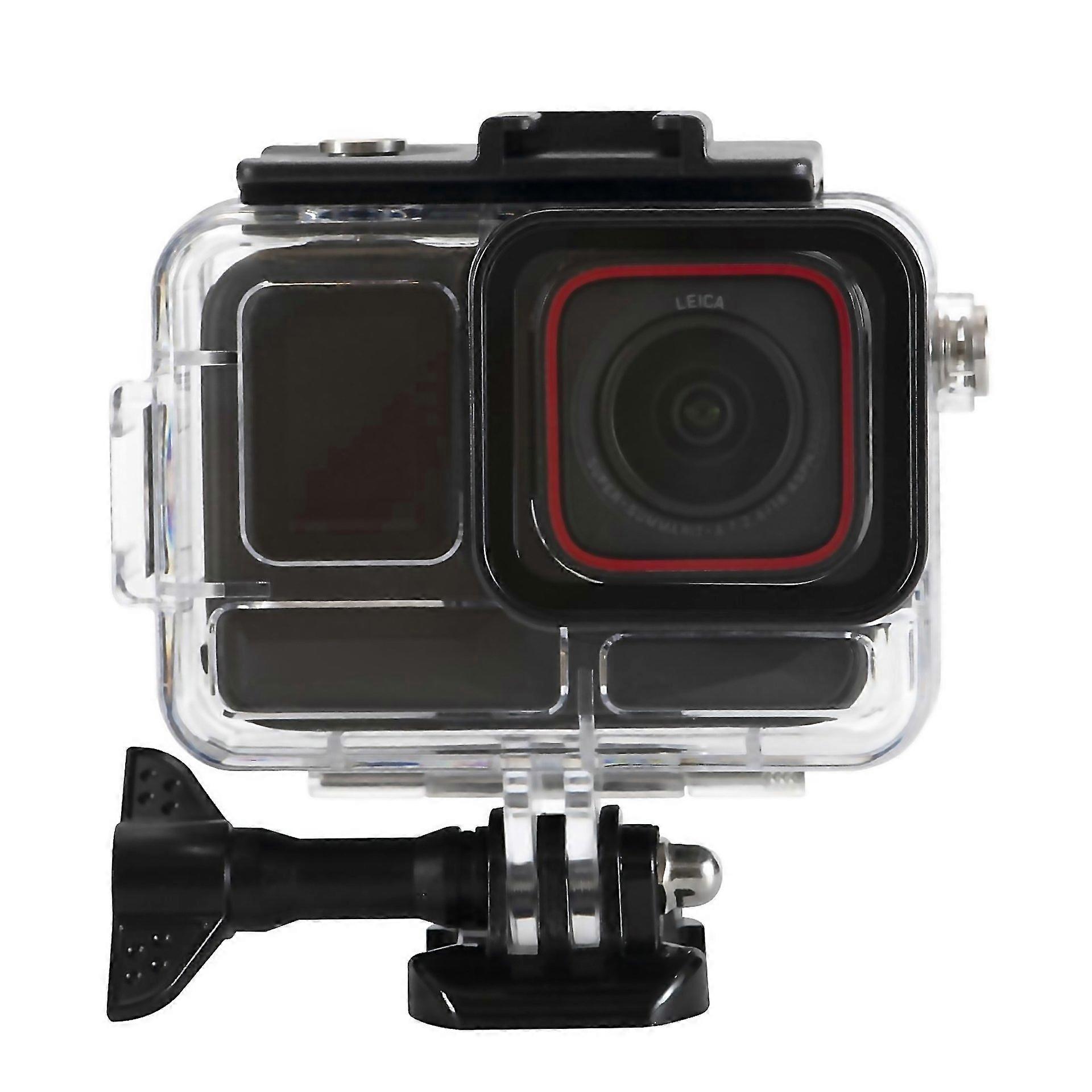 For Insta360 Ace Pro 2 Underwater Waterproof Housing Case With Base Adapter Screw Transparent