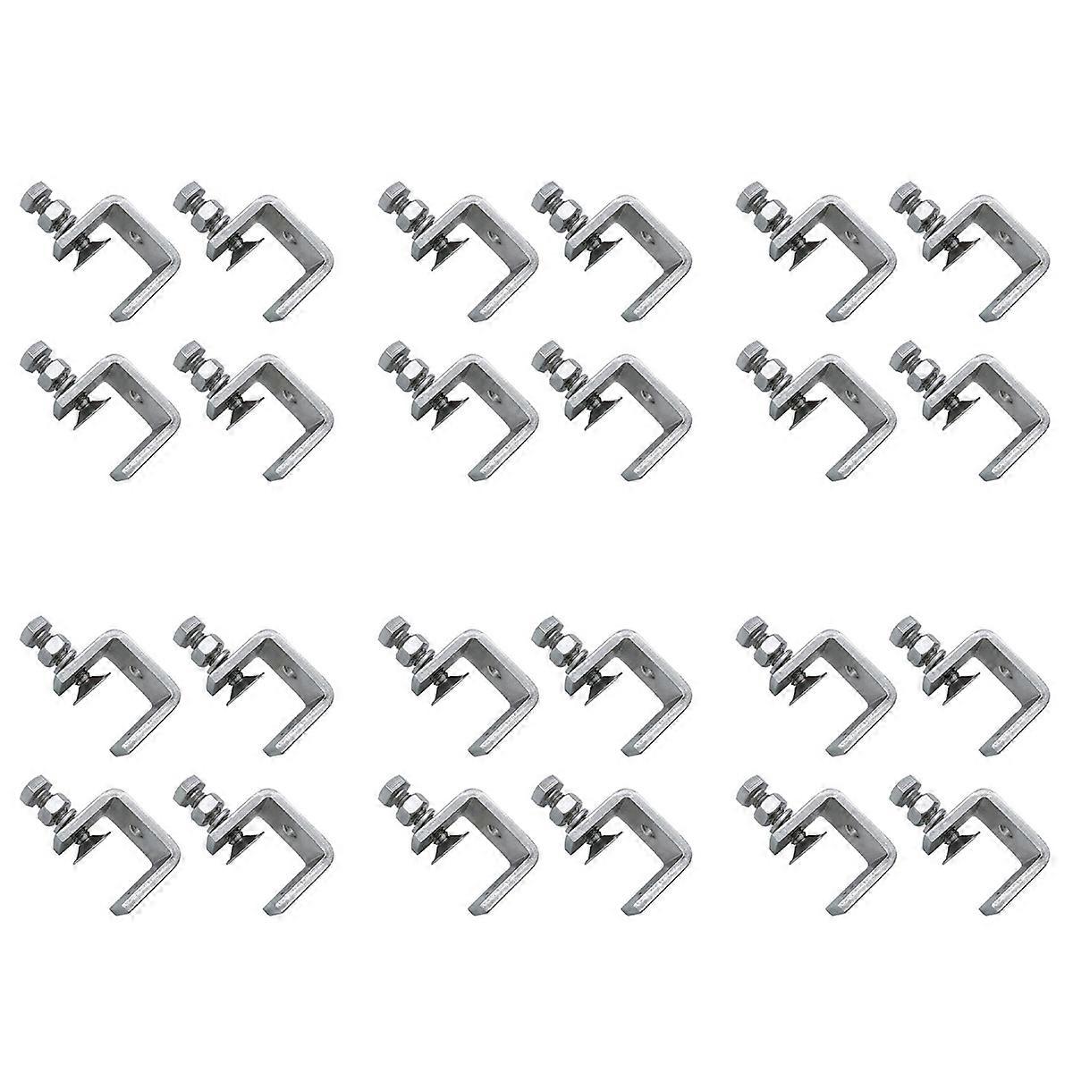 4PCS Stainless Steel C Clamp Clamp Tools for Welding/Carpenter