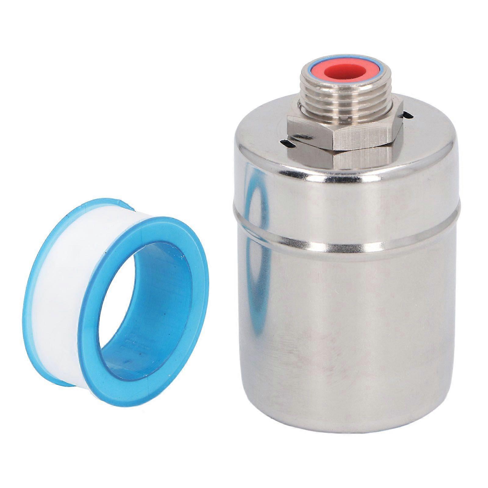 G1/2 DN15 Float Valve 304 Stainless Steel Auto Shut Off Floating Valve Controller for Water Tank Level Control
