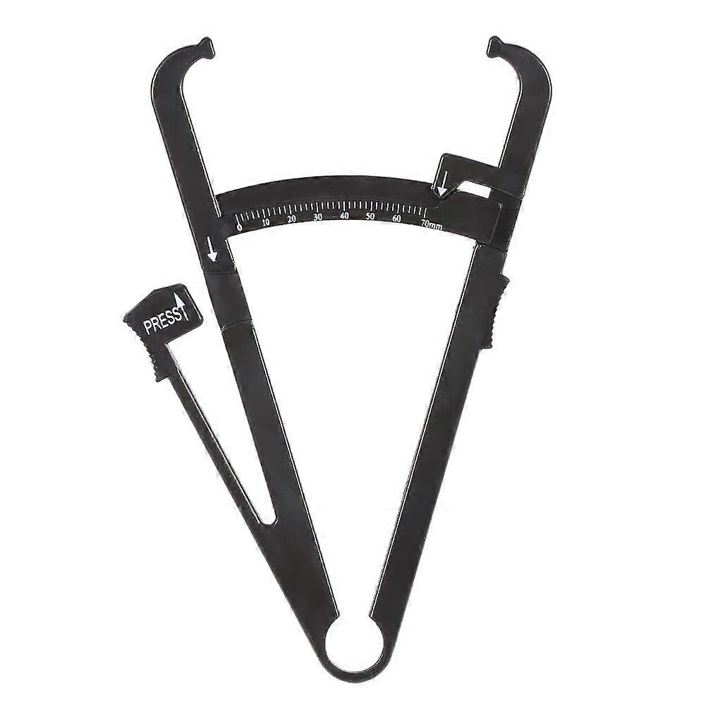 Slim Guide Body Fat Caliper Skin Fold Accurate Measurement Scale Weight Loss Tester Black