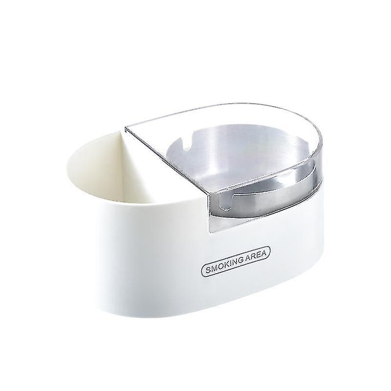 Ashtrays Cigarette Mobile Phone Collection Rack Living Room Tabletop With Lid Ashtray Stainless Steel Wall