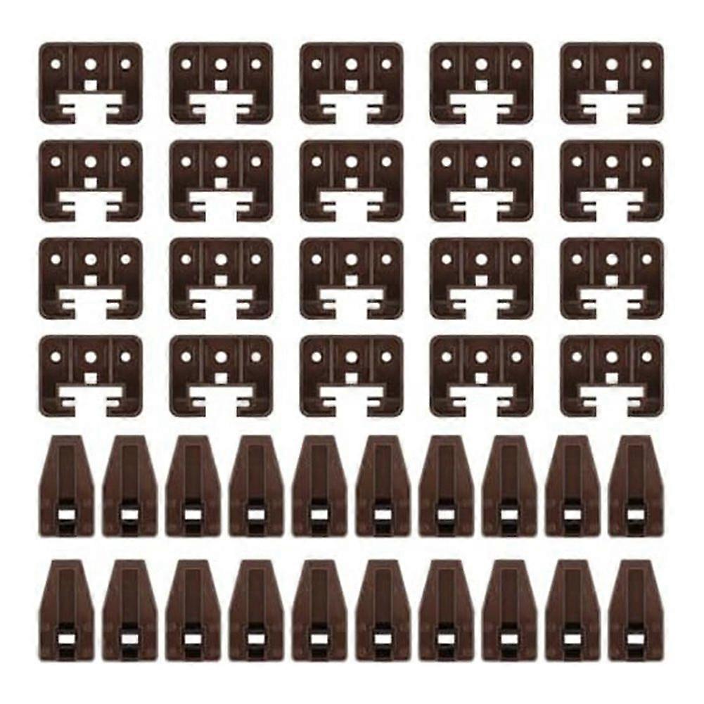 20Set Drawer Slides and Guides Drawer Replacement Part Undermount Drawer Slides Stopper for Center Mount Drawer Slides