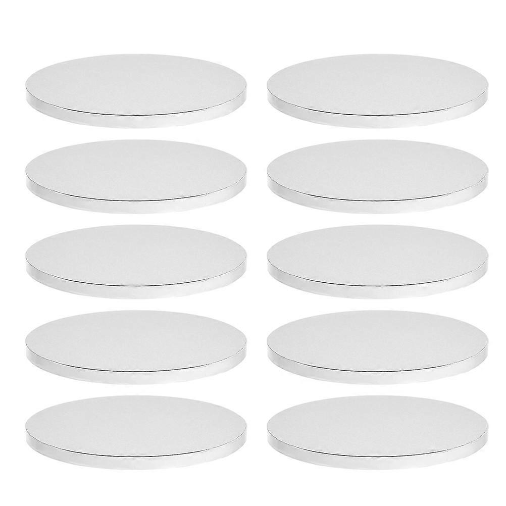 Round Cake Boards Corrugated Cardboard for Baking Use 30Pcs White Base