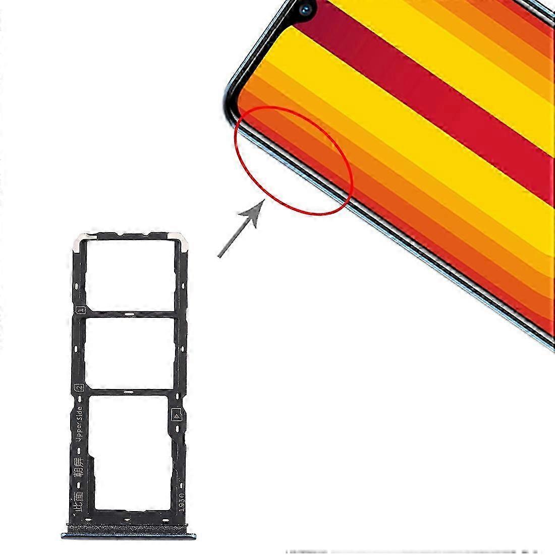 vivo Y3 SIMカードトレイ+ SIMカードトレイ+マイクロSDカードトレイ用