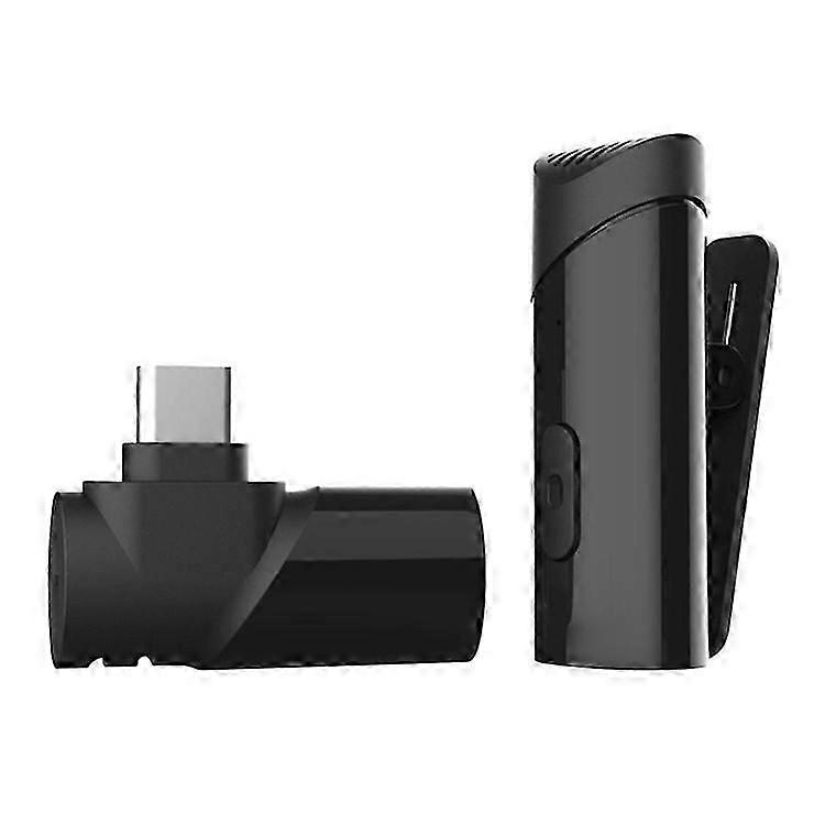 MY-M6 USB-C / Typ-C Port Bärbar Smart Brusreducering 2,4 GHz Trådlös Mikrofon Med Klämma