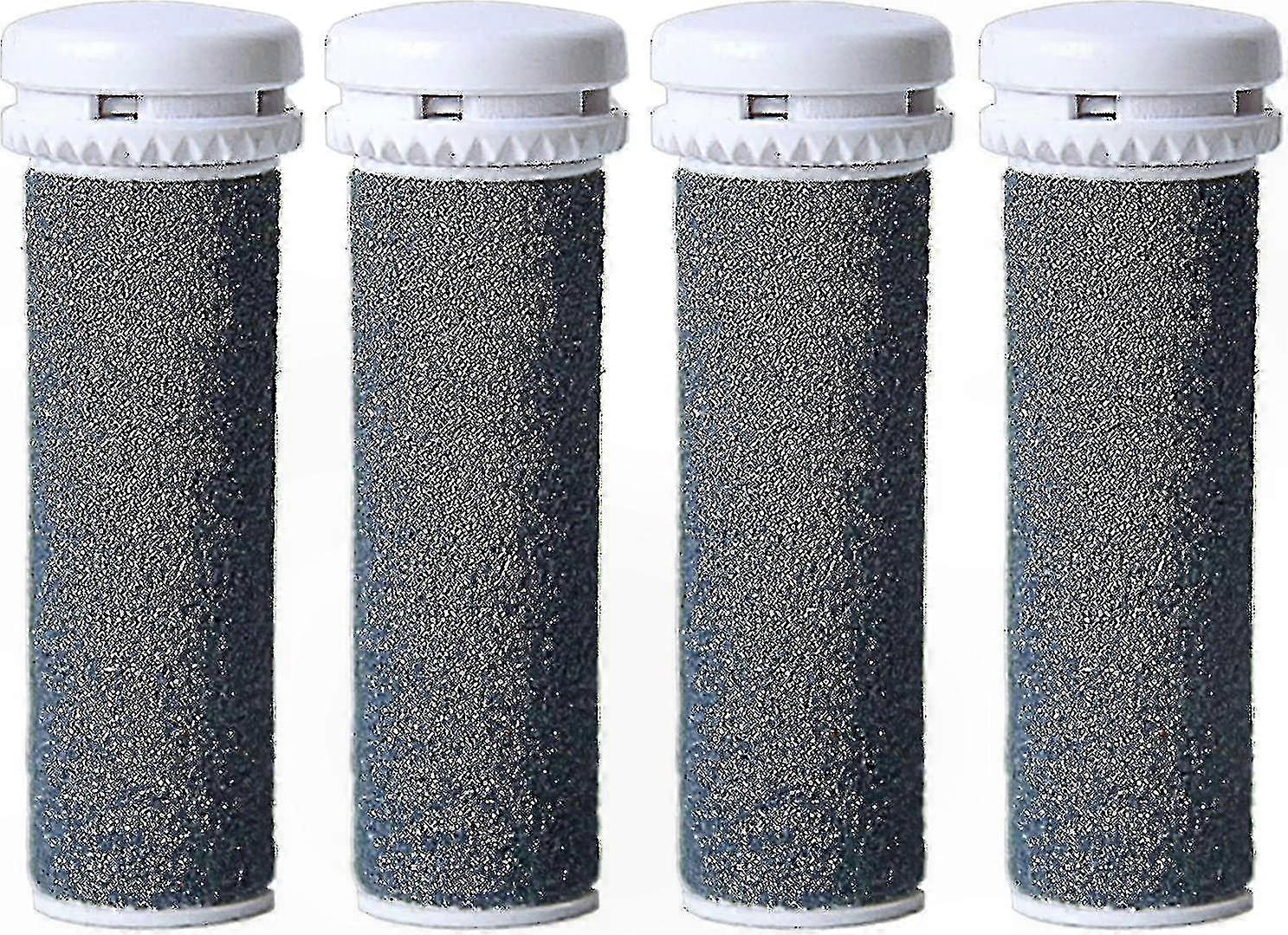 Extra Coarse Replacement Rollers for Foot Care Devices, 4 Pack