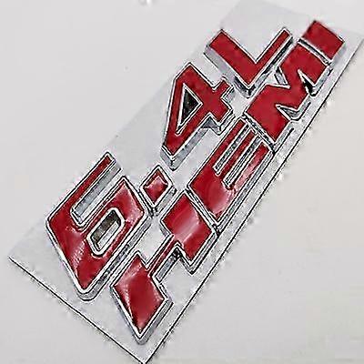 6.4l πίσω αυτοκόλλητο πορτμπαγκάζ αυτοκόλλητων εμβλημάτων μετάλλων Hemi για το Dodge Charge Challenger Ram Jcuv Caravan Durango Srt Αξεσουάρ-bbcd