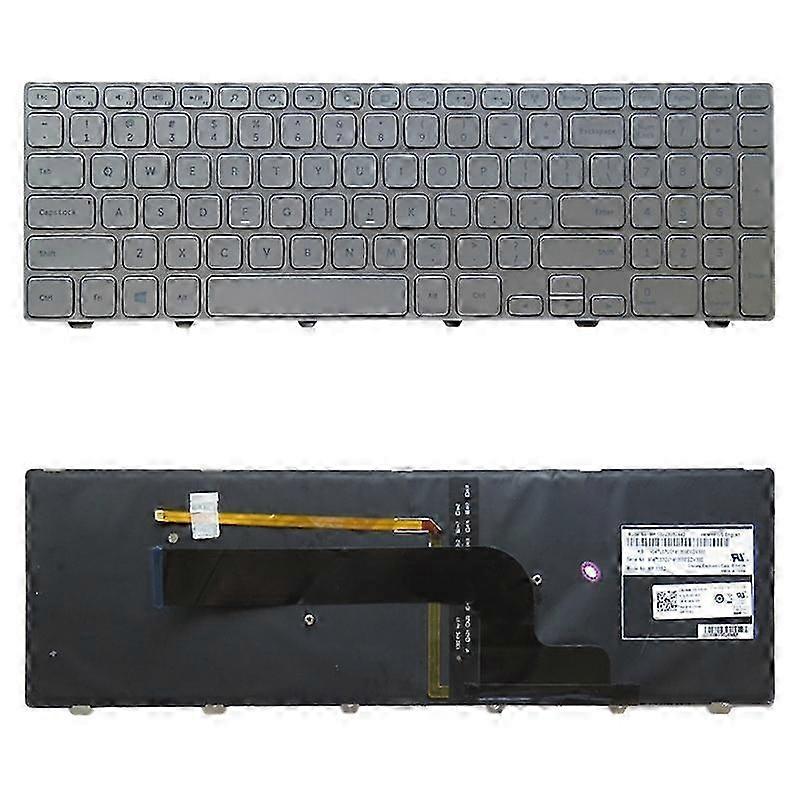 US Version Keyboard with Keyboard Backlight for DELL Inspiron 25-26