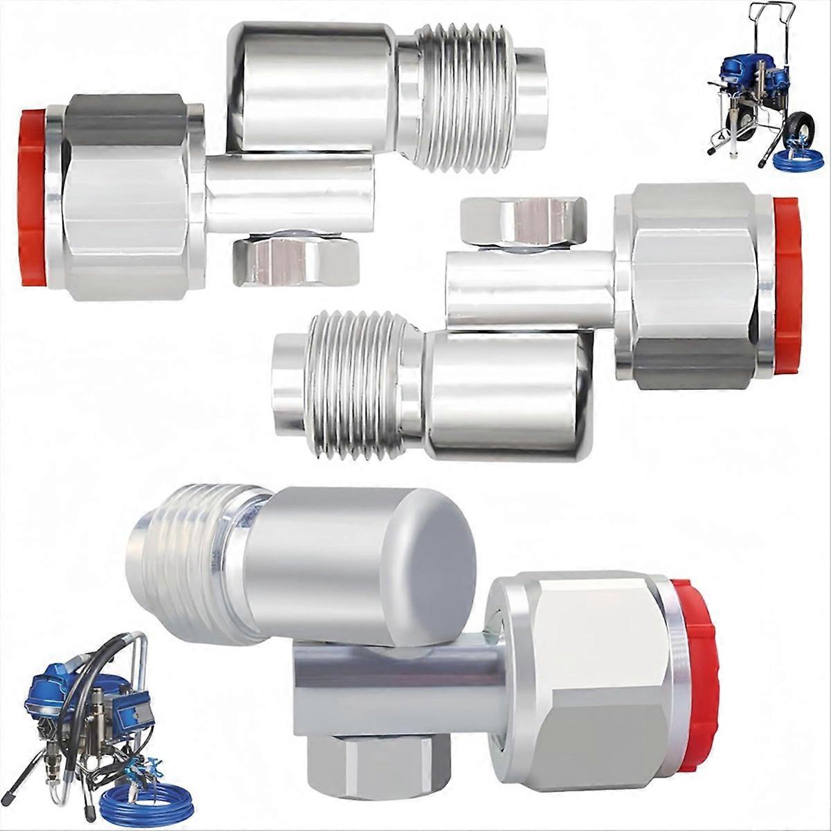 3-Pack Airless Paint Swivel Joints 7/8 Inch Thread