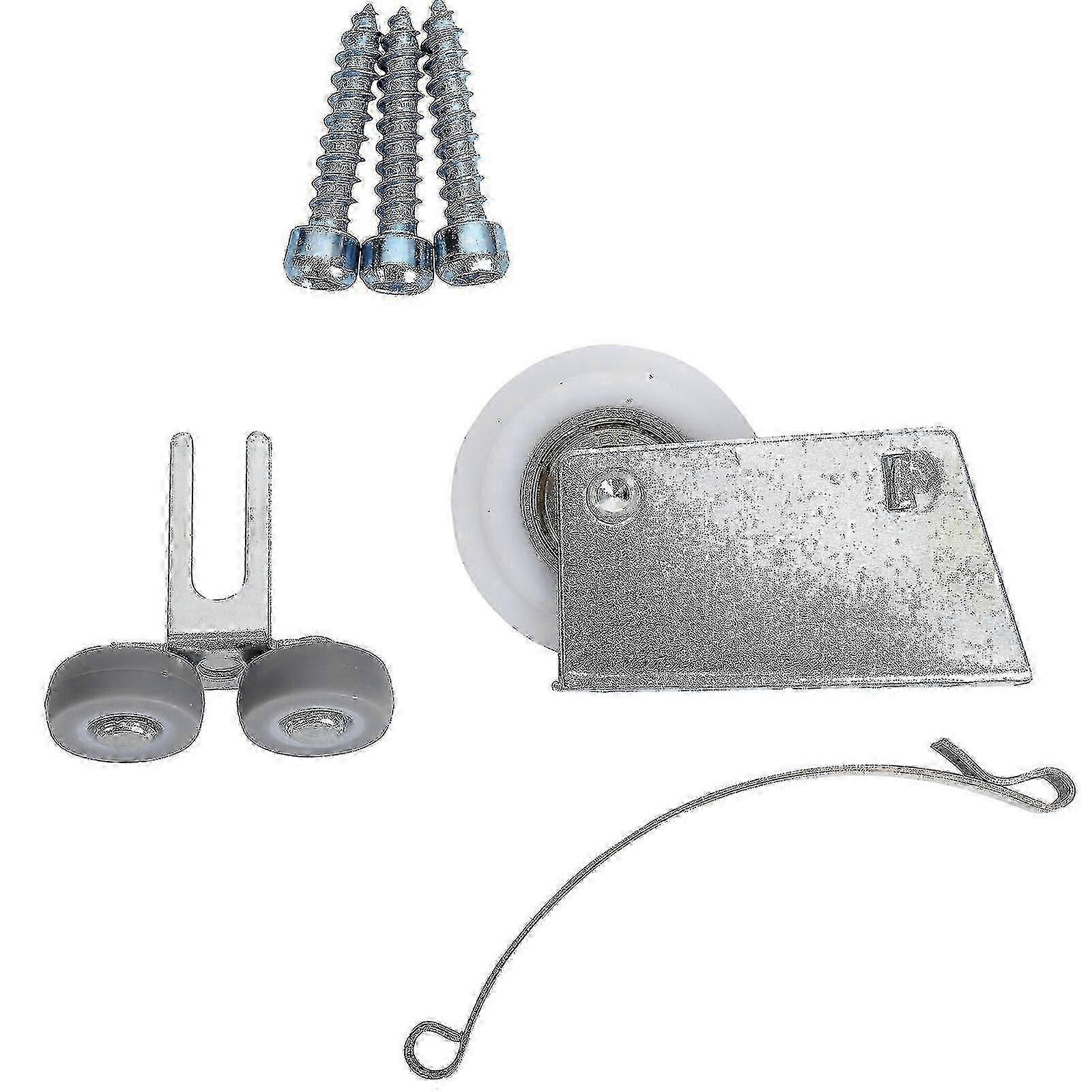 4 مجموعات من عجلات الأثاث الدوارة، عجلات منزلقة لبكرة باب خزانة الملابس المنزلقة