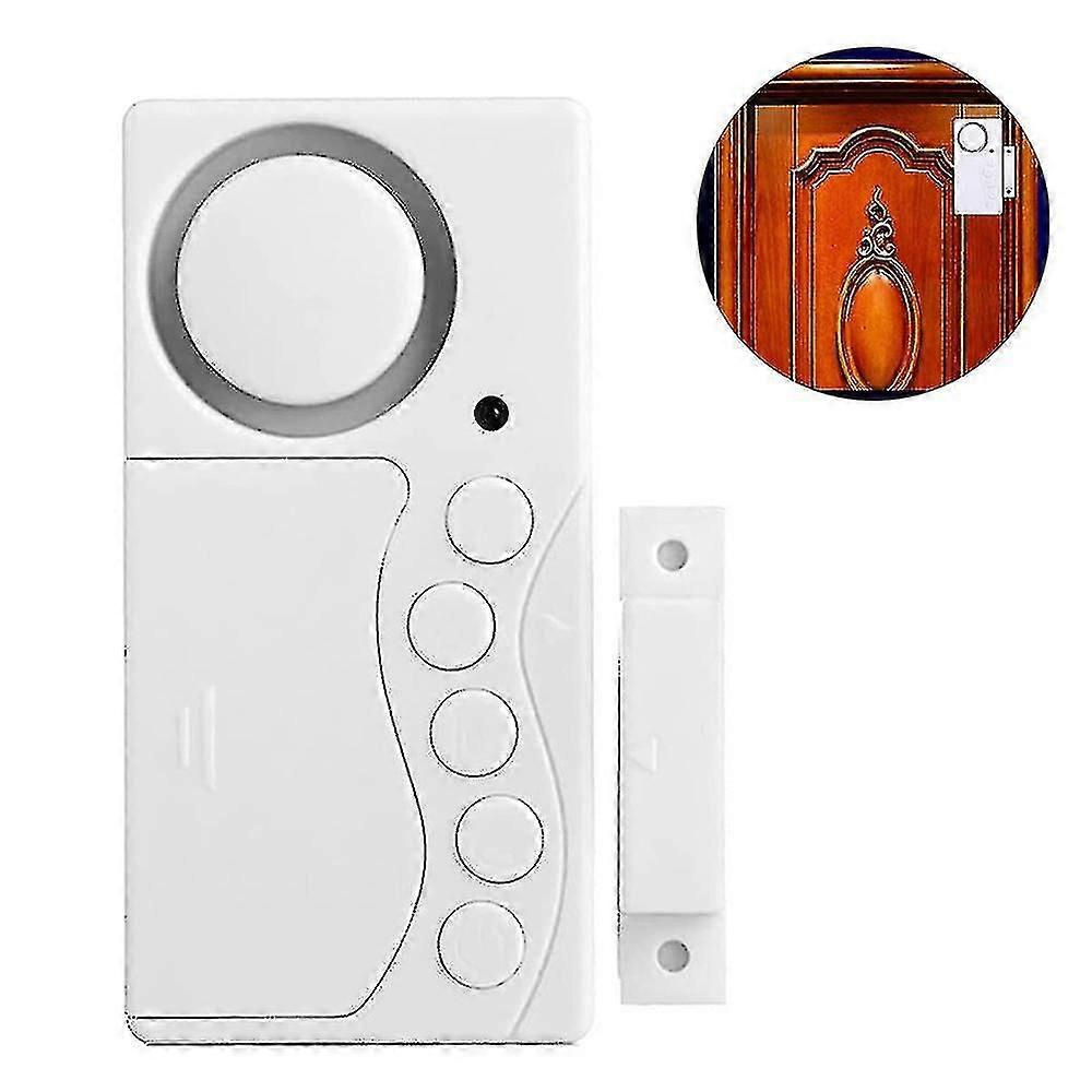 Freezer Door Alarm with Adjustable Delay, Wireless 4-in-1 Sensor Chime for Fridge and Window Safety