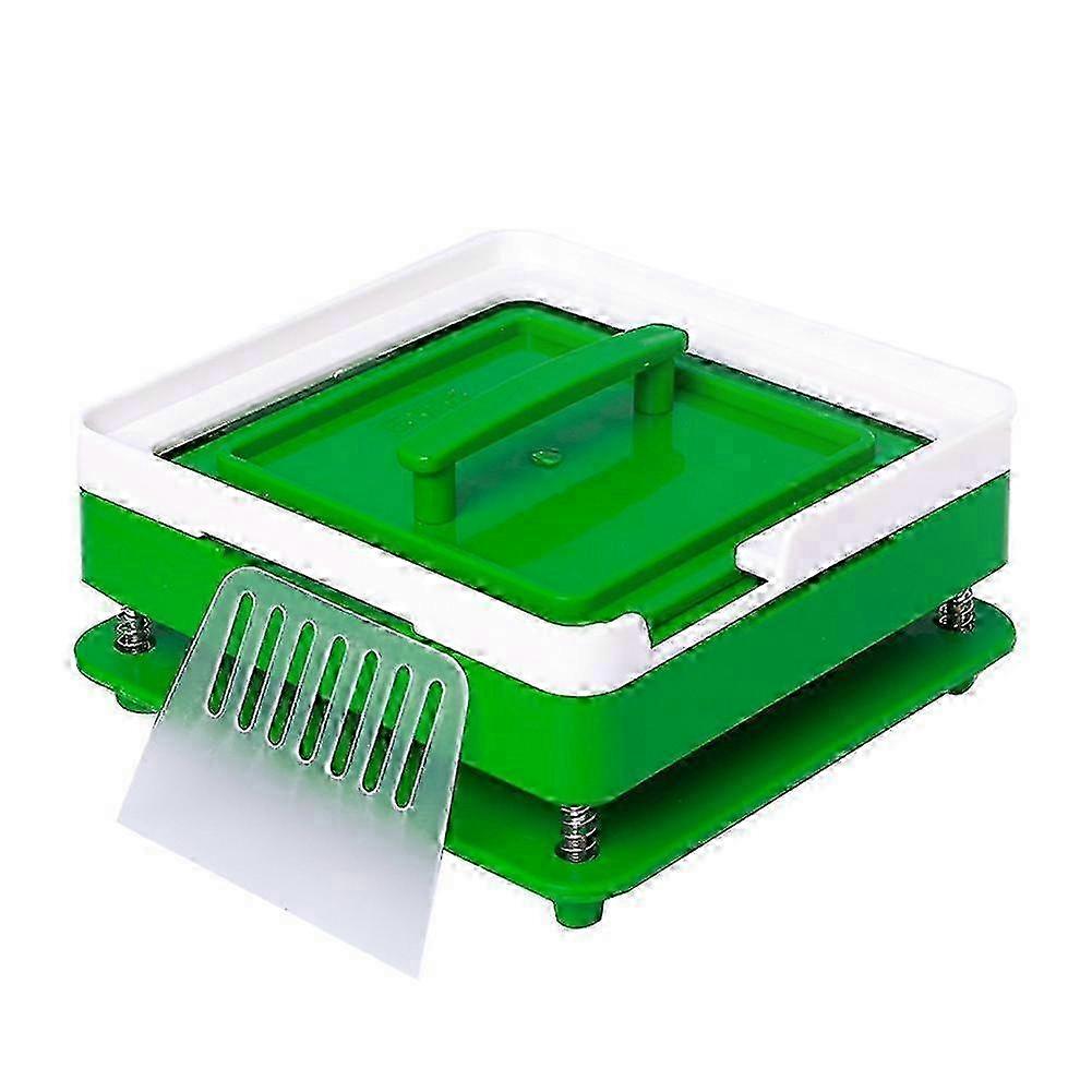 ABS capsule filling device for manual use, 100-hole plate, green