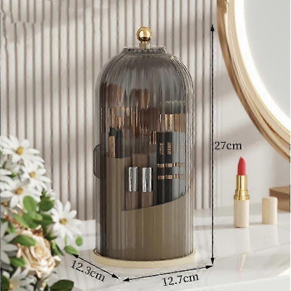 Multi-Function Rotating Bird Cage Toiletries Storage Rack, Concealed Toothbrush