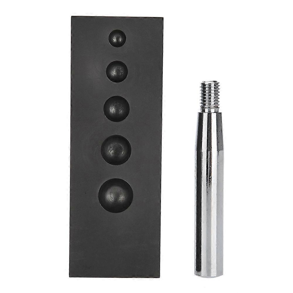 4 in 1 Graphite Sphere Mold for Melting Casting Refining Glass Marble Sphere Mold