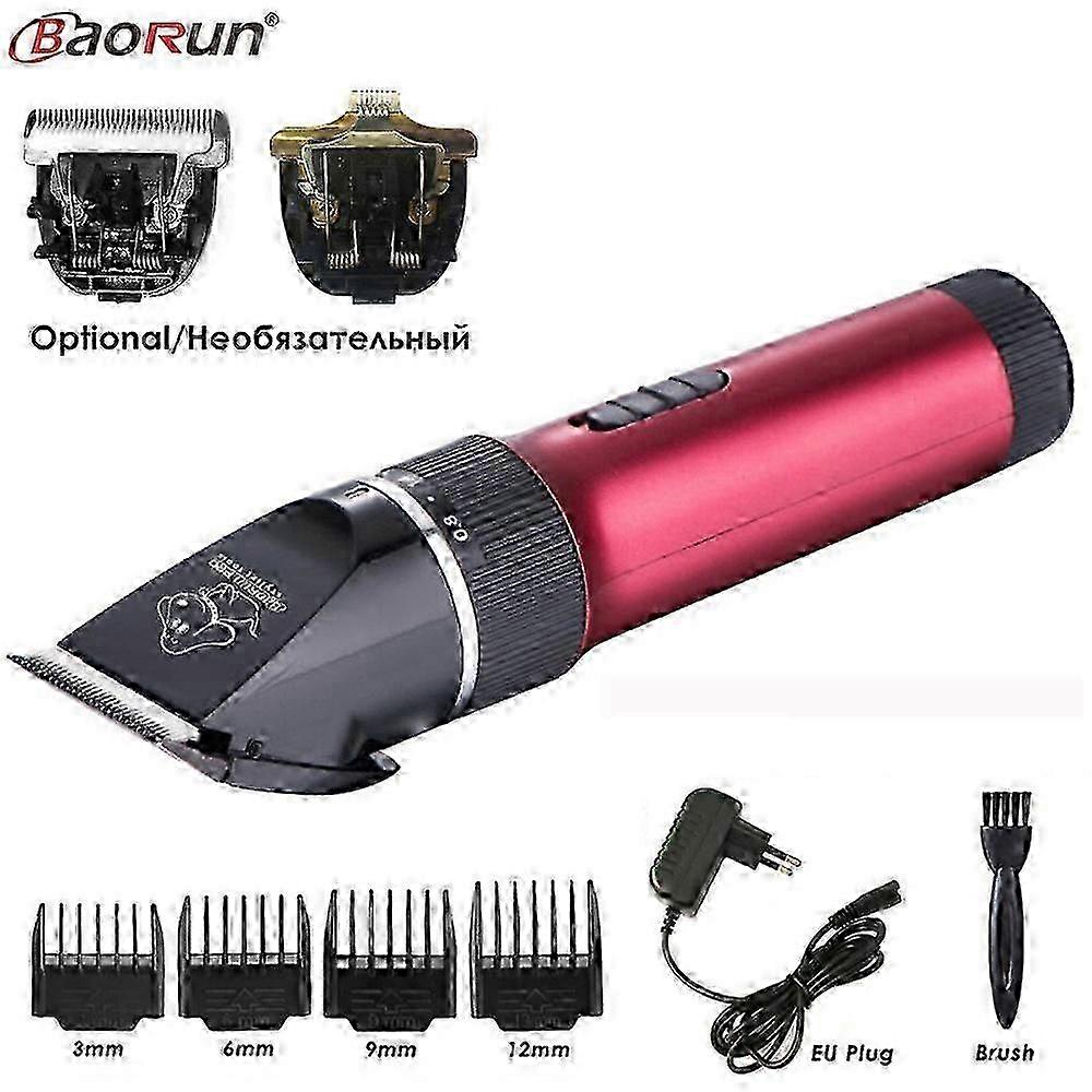 P6 Professional Dog & Cat Hair Trimmer - Rechargeable Grooming Clipper with Low-Noise Technology