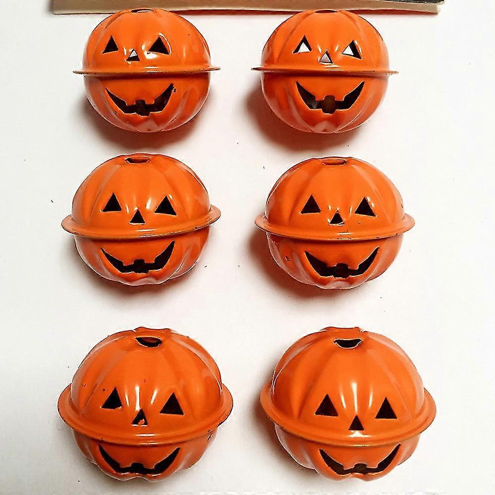 ハロウィーンカボチャメタルベルツリーハンギングパーティーカーニバルの装飾小道具O