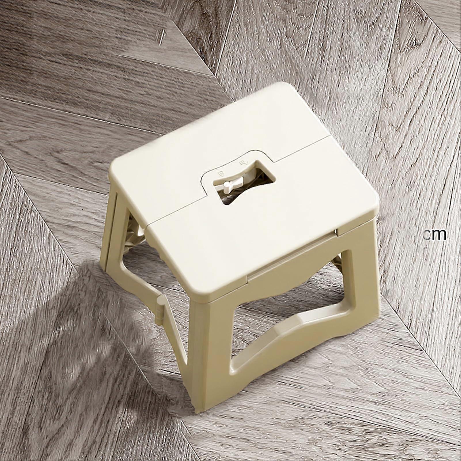 Portable Lightweight Collapsible Stepping Stool With Handle No Slip Toddler Stool Space Saving Design Model Style 1L