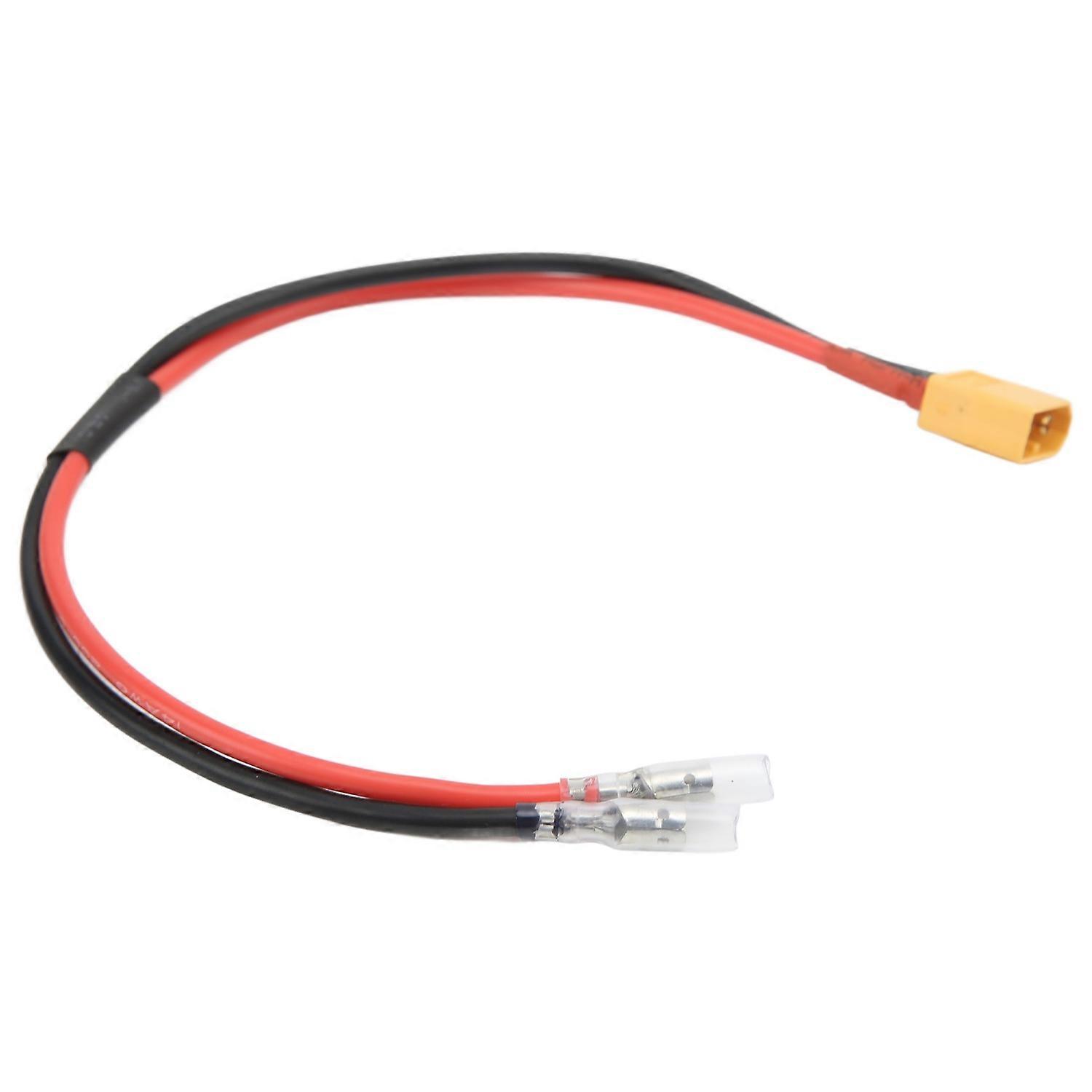 XT60 Extension Cable All Copper Conductor with 31cm Extra Soft Silicone Wire for Bafang BBSHD Middle