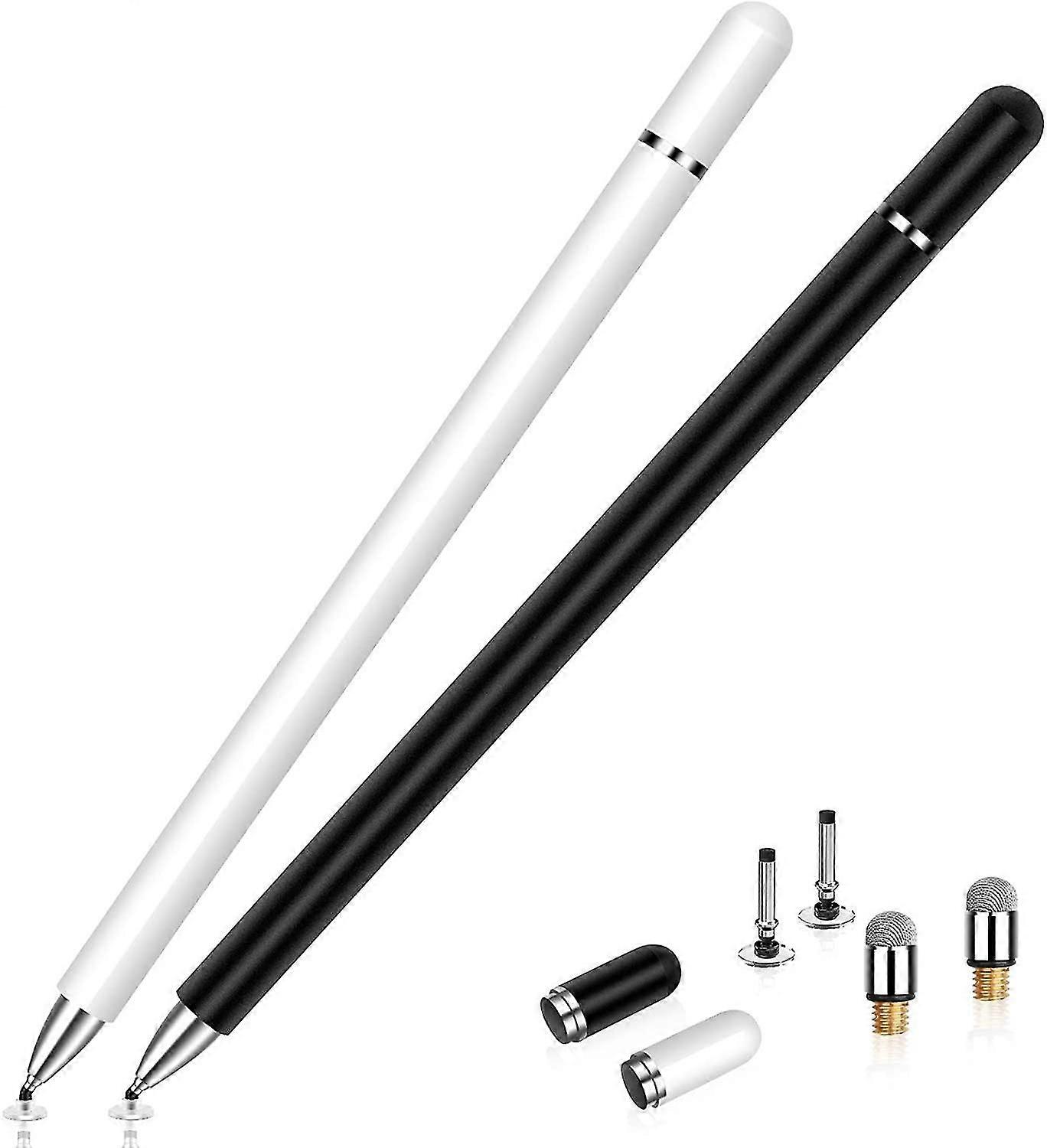 Stilo per Ipad (2 Pezzi)-bianco nero
