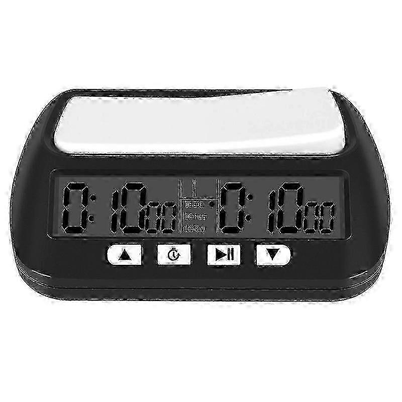 Chess Clock, Digital Chess Timer Game Timer, 3-in-1 Multipurpose Portable Professional Clock Black P20250110107