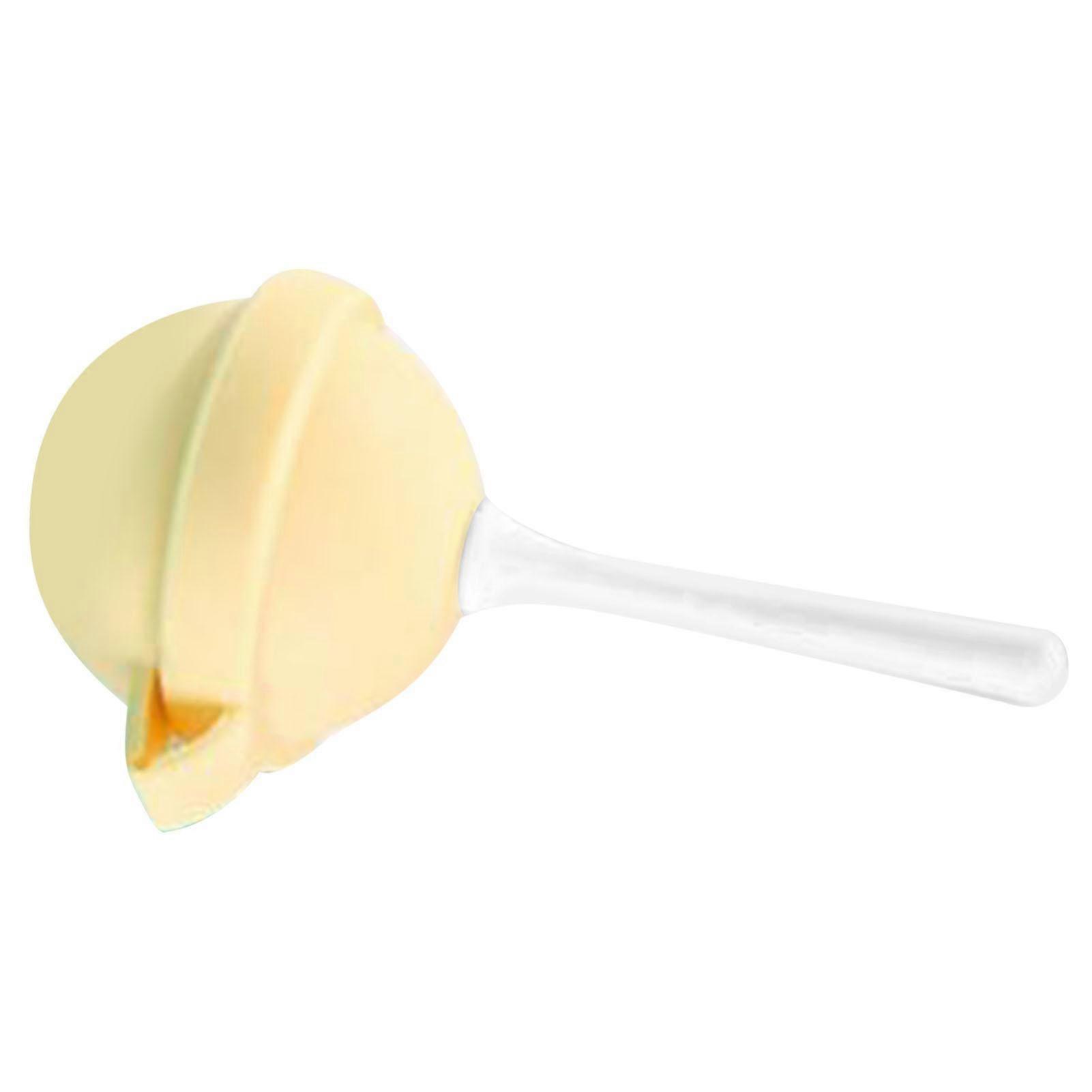 Ice Cream Molds Yellow Silicone Reusable Safe Highly Efficient Lollipop Ice Cream Molds for Home
