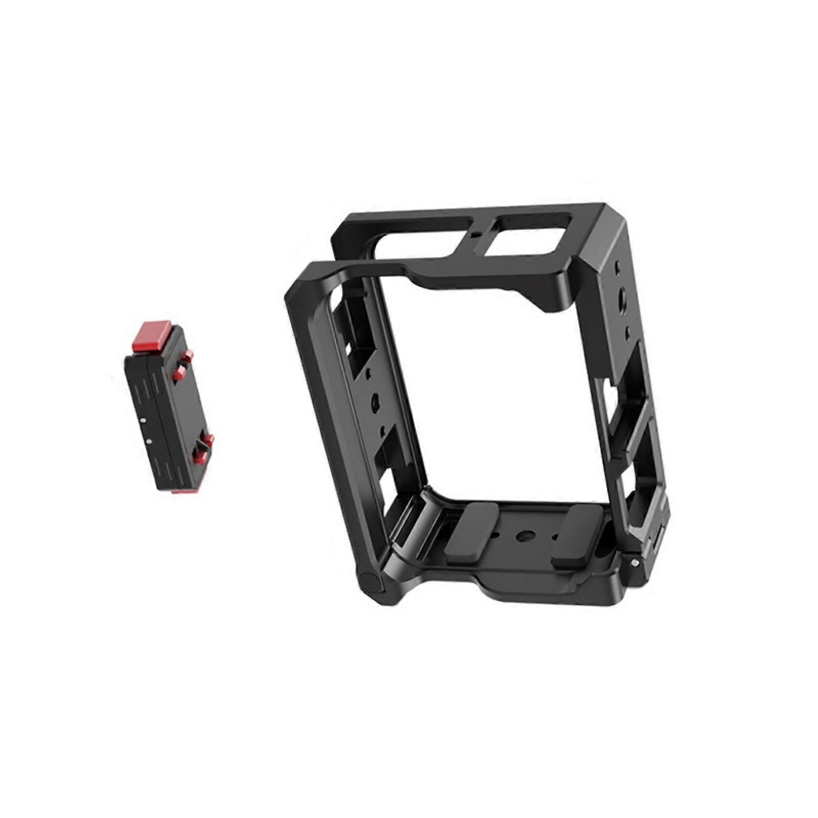 Portable Metal Camera Cage Support With Magnetic Clasps For Adventure Filming And Creative Use Video Capture 1/4 Hole Multicolor