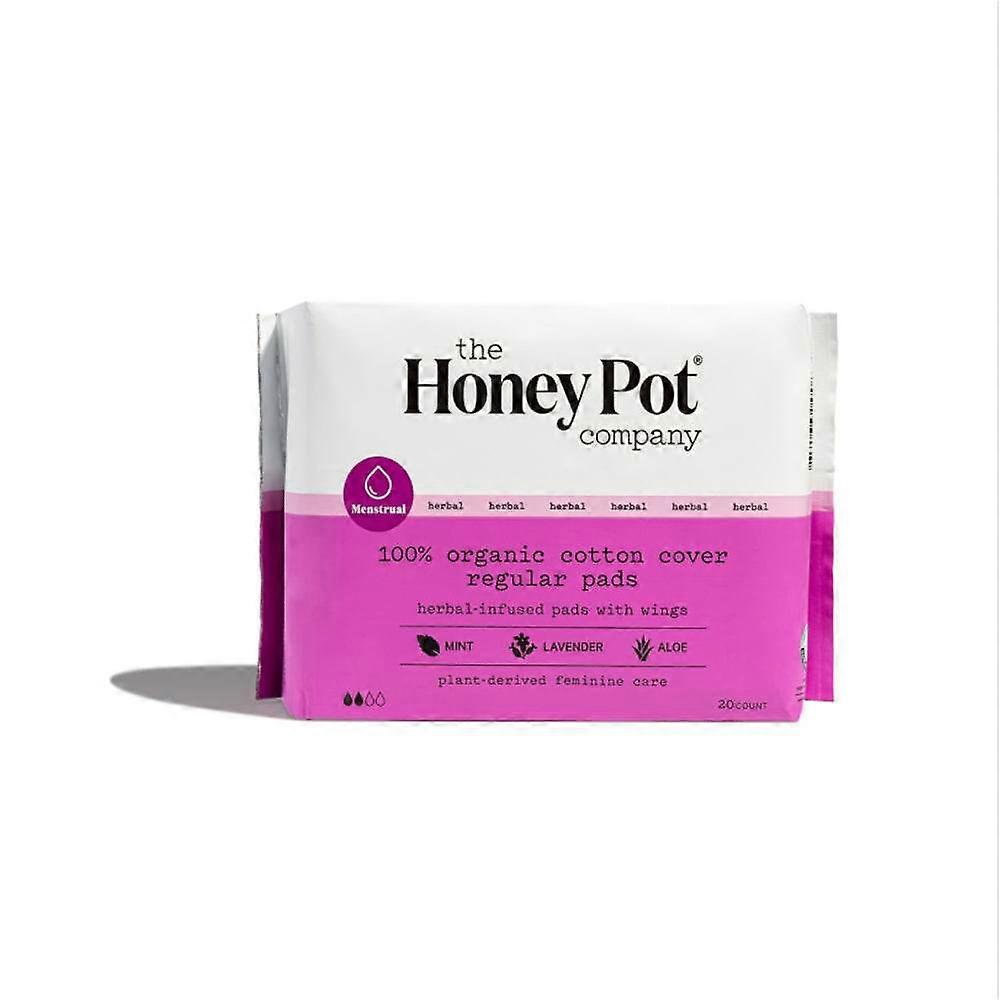 The Honey Pot Company 有机草本普通卫生巾，20 片