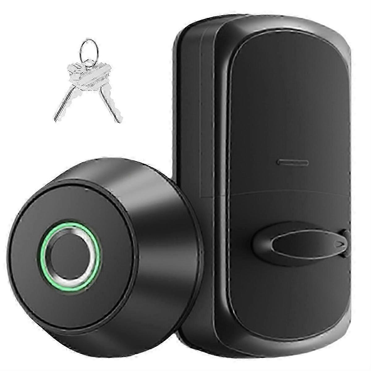 Smart Fingerprint Recognition Door Lock, Smart Deadbolt Lock with App Counting, Biometric Door Lock, Automatic Lock