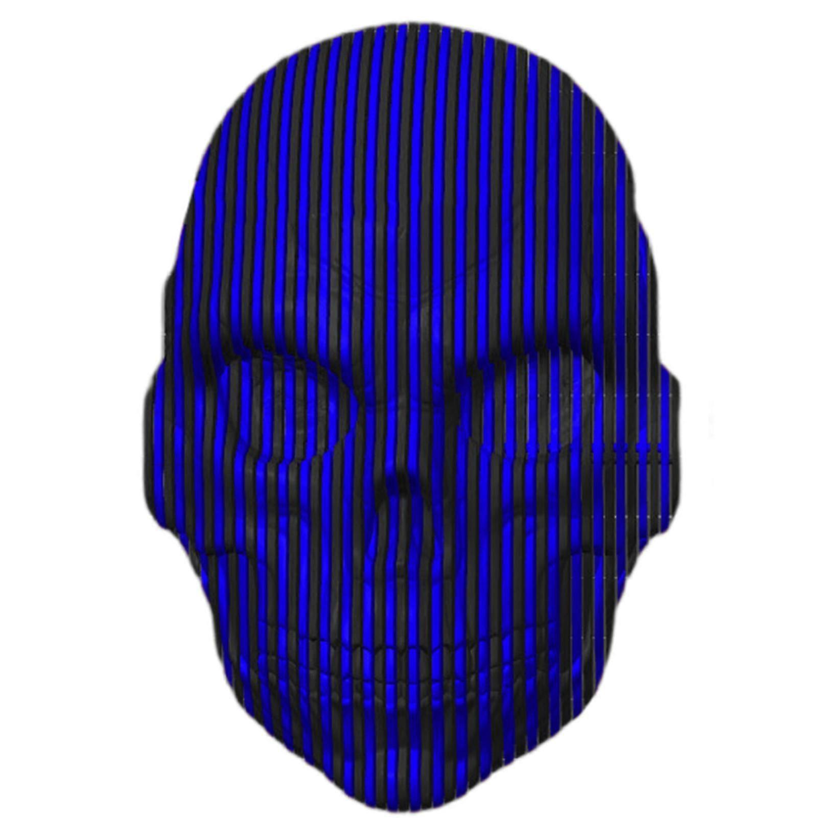 3D Printed Glowing Quantums Skull Model, Unique Luminous Design, Fun Desk Decor, Anxiety Relaxing Toy, Home/Office Decoration