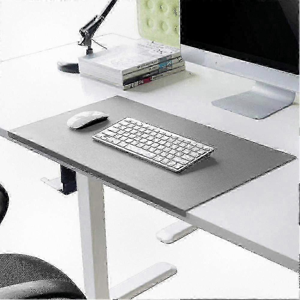 Non-slip Leather Desk Mat with Edge Protection for Office, Gaming, and Laptop Use - Durable Writing Surface and Keyboard Protector