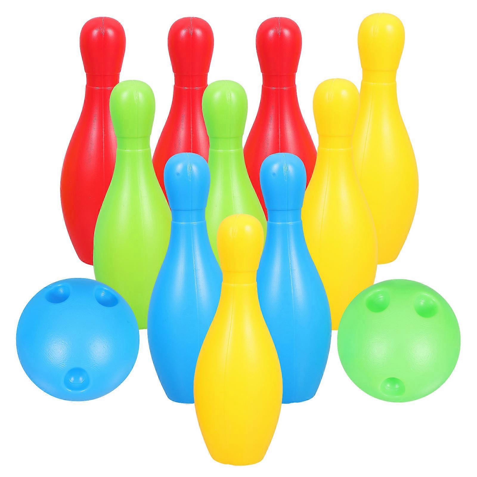 Bowling Toy 4Sets for Playing Mini Bowling Game Indoor Kids Activity Set