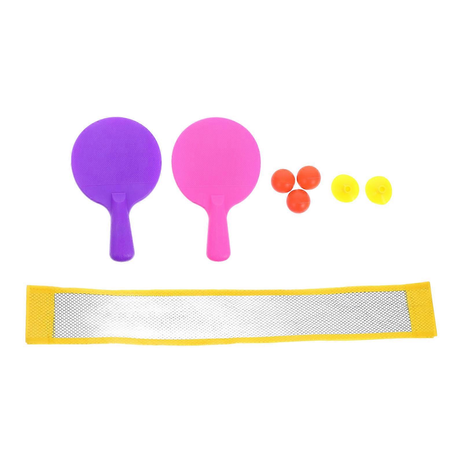 Mini Pong Set Table Tennis Game with Rackets and Net for Kids 2Sets