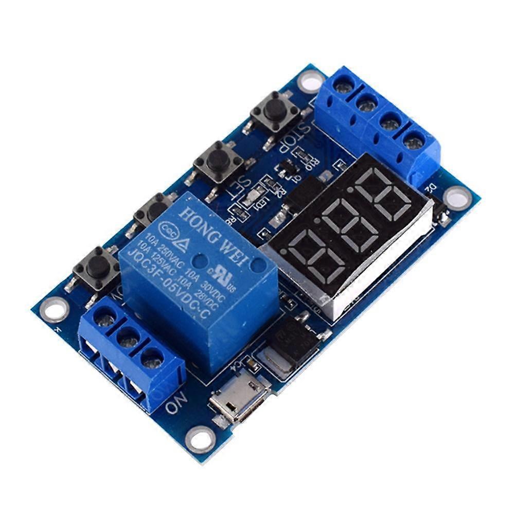 jixopn 1 Way Relay Module - 40 - 85℃ Professional Durable Delay Power Off Trigger Voltage Upper Lower Counting Control