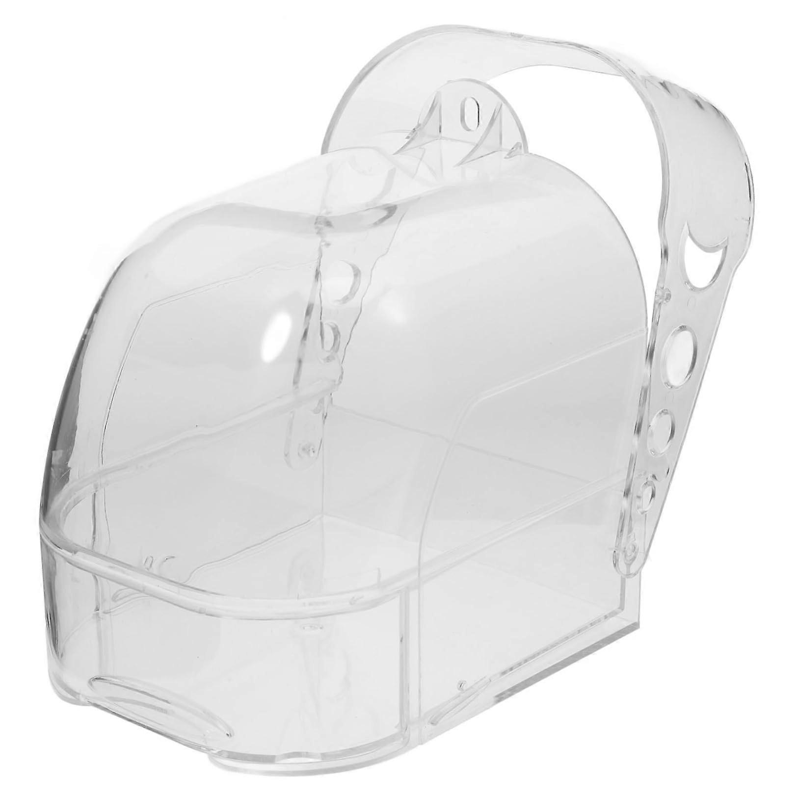 Bird Stand with Bathing Pool ABS SpaceSaving Design for Small Pet Birds