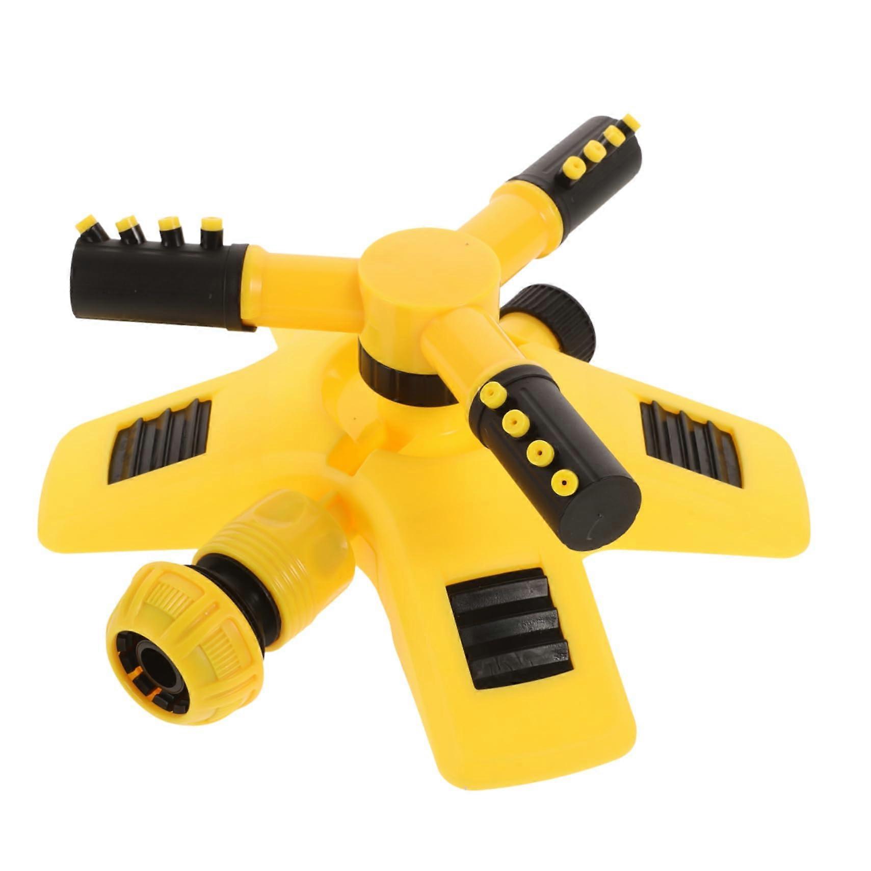 Adjustable Rotary Garden Sprinkler with Dual Spray Modes and Tripod Base for Lawn and Garden