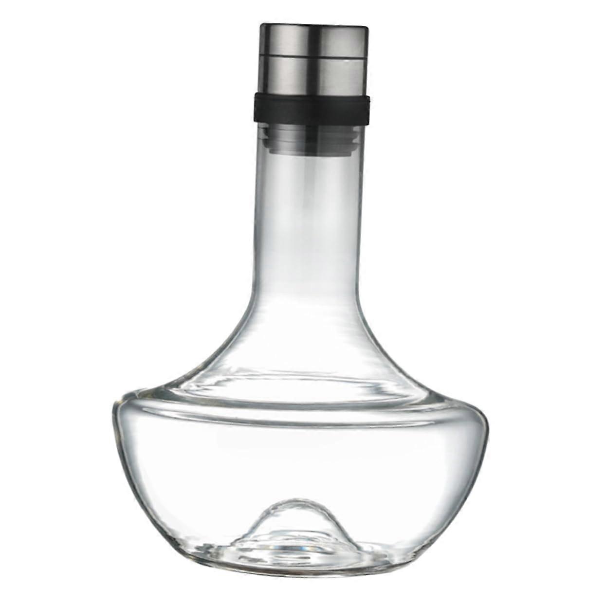Glass Wine Decanter with Fast Aeration and Elegant Design for Home Parties and Easy Cleaning