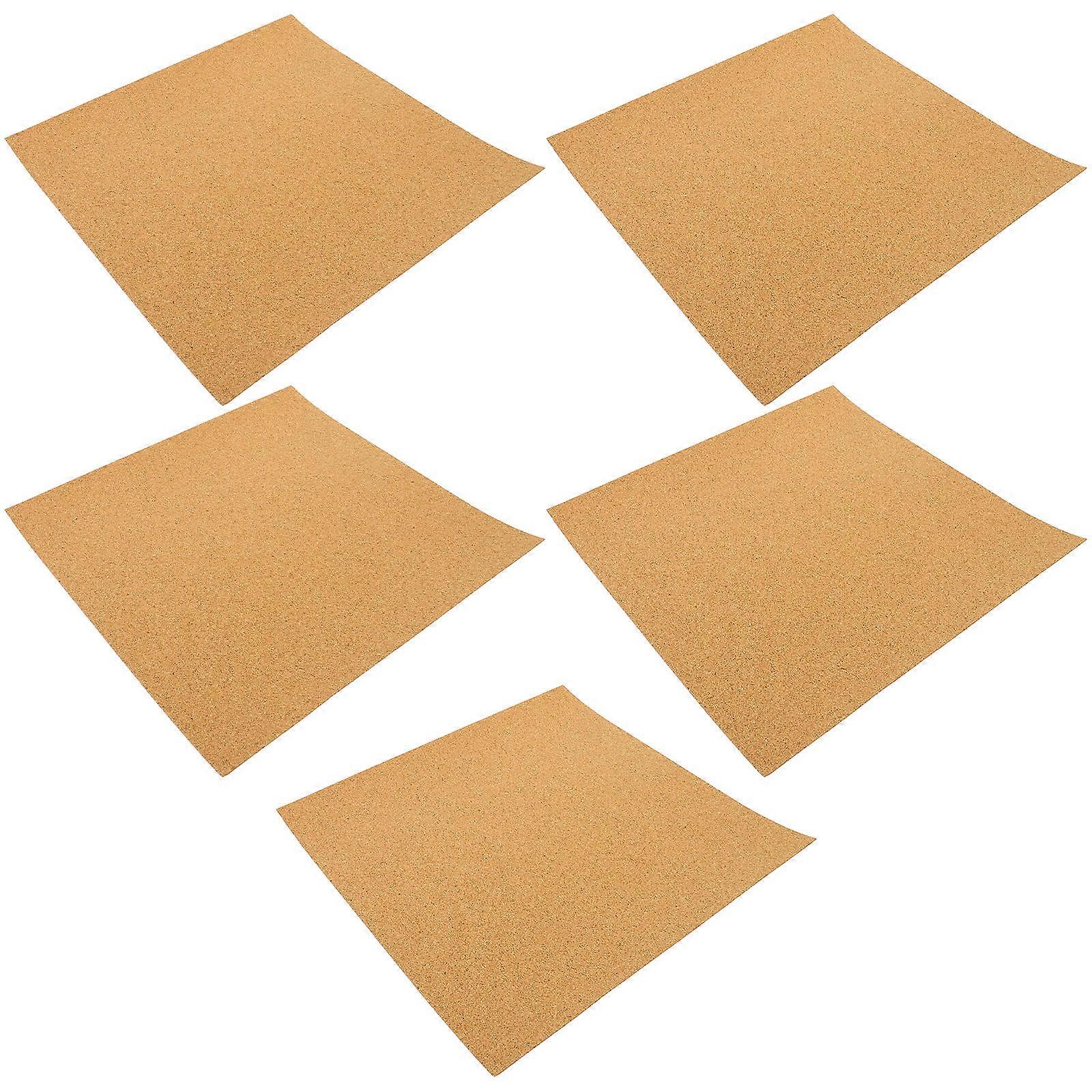 5pcs Household Message Board Decorative Bulletin Board Cork Board Display